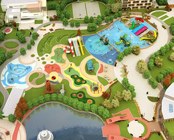 高檔小區(qū)室外兒童游樂園