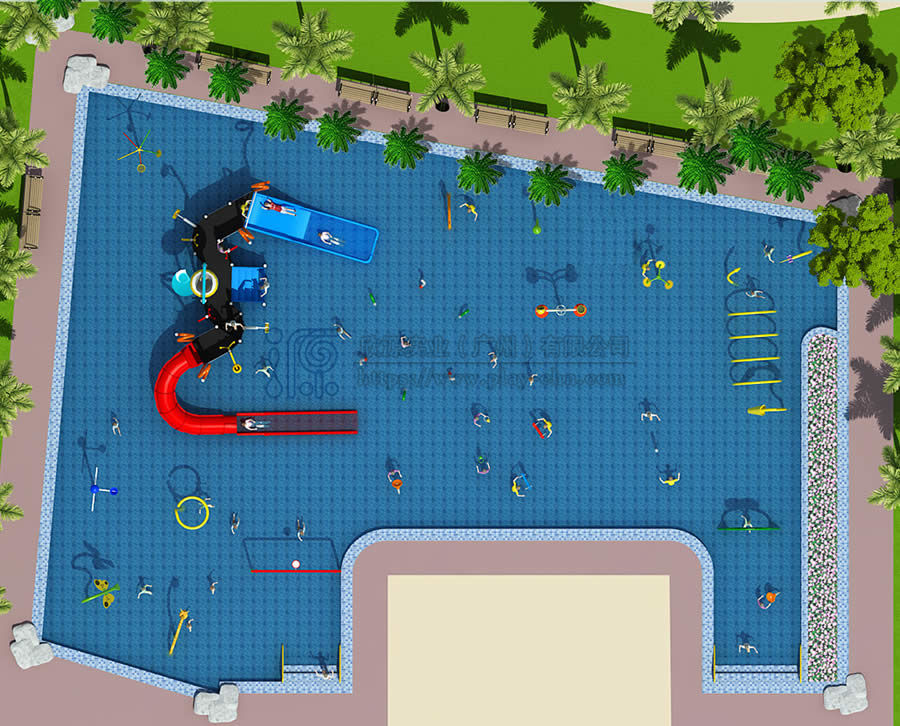 水上樂園戲水游樂設備布局規劃方案