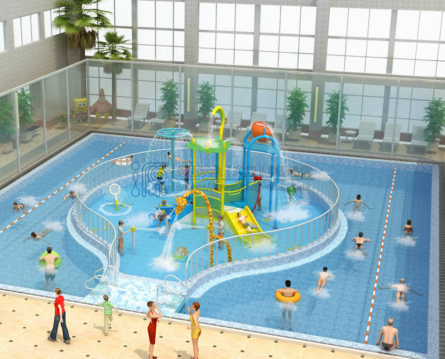 親子樂園360方戲水區規劃方案