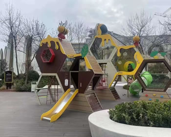 六棱體組合攀爬游樂設(shè)備