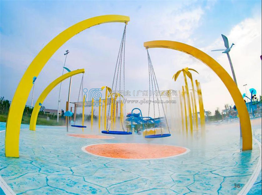 室內兒童水上樂園店面裝修和色彩搭配 水上游樂設備-1454