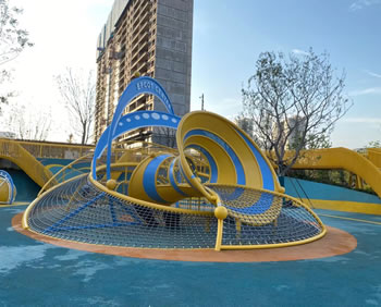 戶外異形攀爬網游樂設備定制