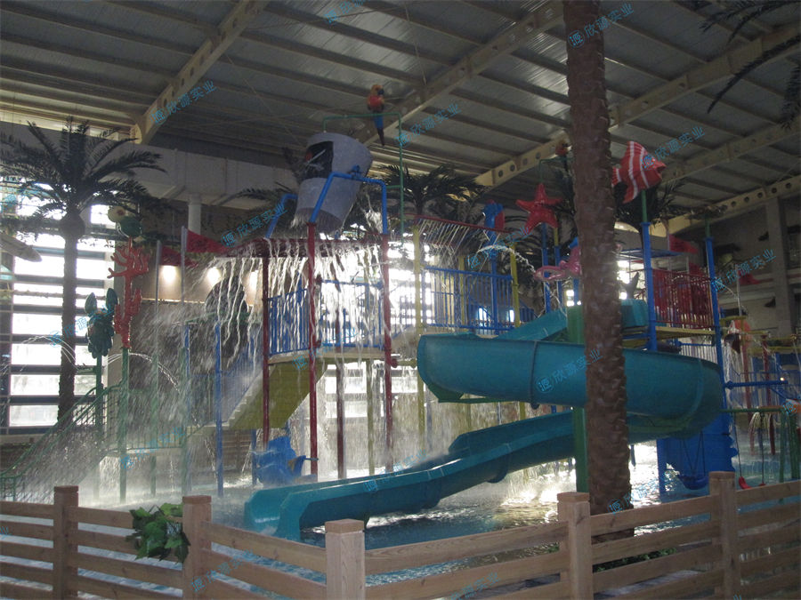室內水上樂園中型水寨制作案例