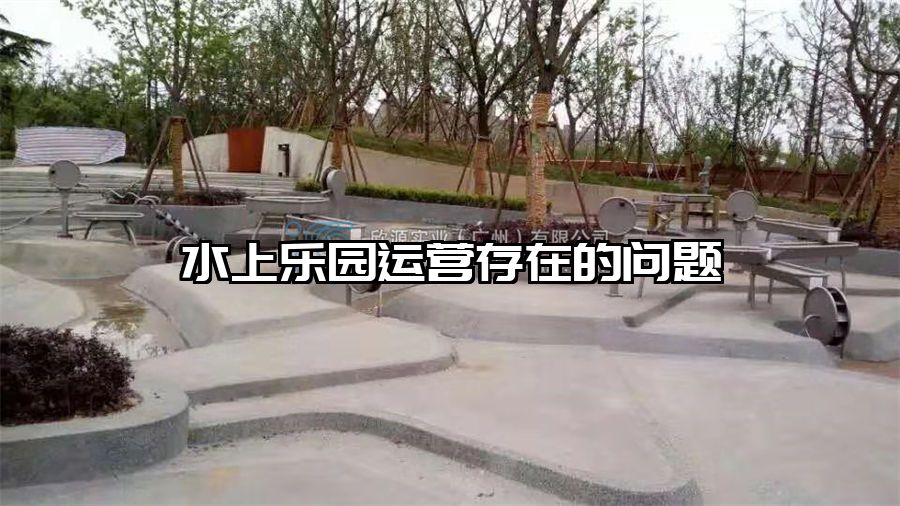 水上樂園運營存在的問題