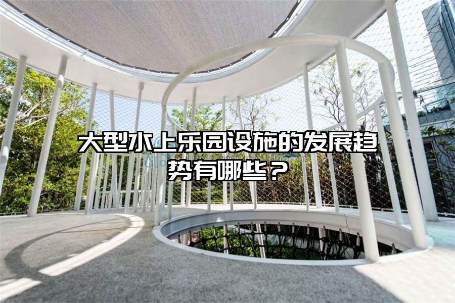 大型水上樂園設施的發展趨勢有哪些？