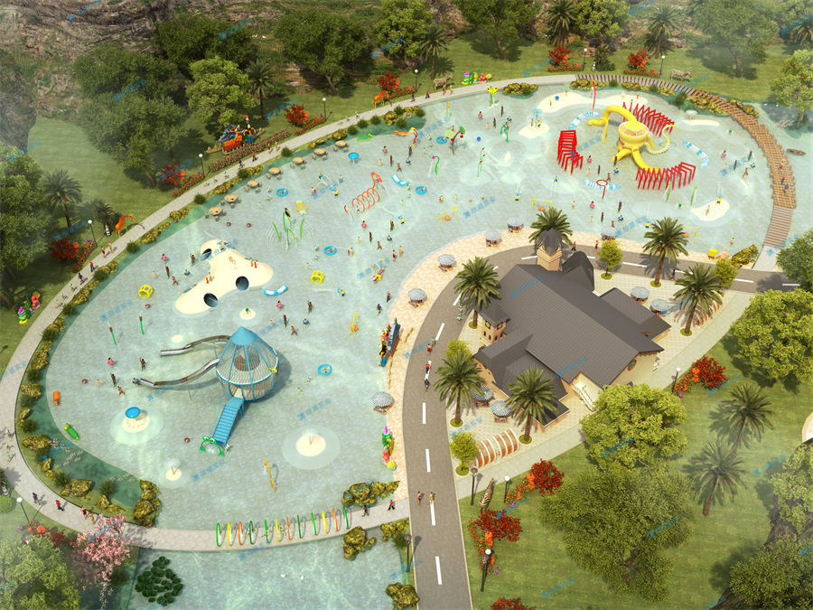 水上游樂設施廠家分享做移動水上樂園需要提前選購設備和準備-8022